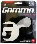 Gamma Tennissaite Moto (Haltbarkeit+Spin) schwarz 12m Set
