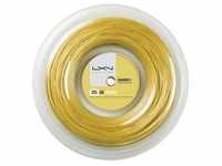 Luxilon Tennissaite 4G Rough (Haltbarkeit+Spin) 1.25 gelb 200m Rolle