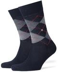 Burlington Tagessocke Preston (weiche Materialqualit&auml;t) marineblau Herren - 1 Paar