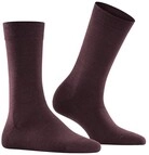 Falke Tagessocke Softmerino (leichte, Merinowolle) bordeaux Damen - 1 Paar