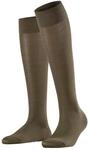 Falke Kniestr&uuml;mpfe Cotton Touch (nachhaltige Baumwolle) graubraun Damen - 1...
