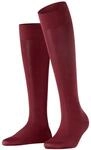 Falke Kniestr&uuml;mpfe Cotton Touch (nachhaltige Baumwolle) weinrot Damen - 1 Paar
