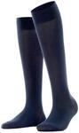 Falke Kniestr&uuml;mpfe Cotton Touch (nachhaltige Baumwolle) navyblau Damen - 1 Paar