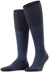 Falke Kniestr&uuml;mpfe Shadow (Business-Strumpf, Baumwolle) marineblau Herren - 1...