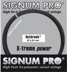 Signum Pro Tennissaite Outbreak (Haltbarkeit+Power) anthrazitgrau 12m Set
