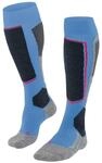 Falke Skisocke SK2 Intermediate Vegan Skiing Kniestr&uuml;mpfe (optimale Passform) blau