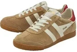 Gola Sneaker Elan caramelbraun/weiss/dunkelrot Damen