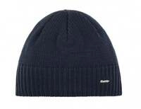 Eisb&auml;r Winterm&uuml;tze (Beanie) Trop Strickmuster Merinowolle kobaltblau Herren
