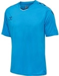 hummel Sport-Tshirt hmlCORE XK Poly Jersey (robuster Doppelstrick) Kurzarm blau