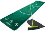 Pure2Improve Golf-Puttingmatte Dual Grain (mit Besen) gr&uuml;n 70x335cm
