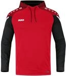 JAKO Kapuzensweat (Hoodie) Performance (Polyester-Fleece) rot/schwarz Damen