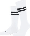 Falke 12601-2030-37-38, Falke Tagessocke Crew Dynamic weiss/schwarz - Damen/Herren -