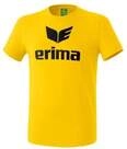 Erima Sport-Tshirt Basic Promo Logo (100% Baumwolle) gelb Jungen