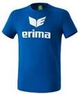 Erima Sport-Tshirt Basic Promo Logo (100% Baumwolle) royalblau Herren