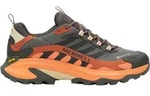 Merrell Wanderschuhe Moab Speed 2 GTX (Trail, wasserdicht) grau/orange Herren