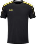 JAKO Sport-Tshirt Trikot Power (Polyester-Interlock, strapazierf&auml;hig) schwarz/gelb