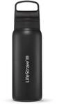 LifeStraw Trinkflasche Go Series Stainless Steel mit Wasserfilter, Verschluss mit