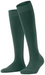 Falke Kniestr&uuml;mpfe ClimaWool (feuchtigkeitsregulierend, Merinowolle) huntergr&uuml;n
