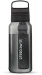 LifeStraw Trinkflasche Go Series mit Wasserfilter, Verschluss mit Silikonmundst&uuml;ck,