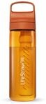 LifeStraw Trinkflasche Go Series mit Wasserfilter, Verschluss mit Silikonmundst&uuml;ck,