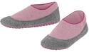 Falke Hausschuhe Cosyshoe (w&auml;rmende Merinowolle) pink/grau Kinder