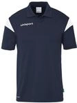 uhlsport Sport-Polo Squad 27 (100% rec. Polyester) marineblau/weiss Kinder