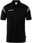 uhlsport Sport-Polo Squad 27 (100% rec. Polyester) schwarz/anthrazitgrau Kinder