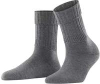 Falke Tagessocke Striggings Rib (Rippstruktur) dunkelgrau Damen - 1 Paar