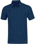 JAKO Sport/Freizeit Polo Premium Basics (Polyester-Stretch-Jersey) dunkelblau meliert