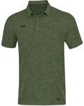 JAKO Sport/Freizeit Polo Premium Basics (Polyester-Stretch-Jersey) khaki/gr&uuml;n