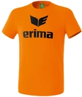 Erima Sport-Tshirt Basic Promo Logo (100% Baumwolle) orange Herren