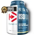 Dymatize Iso100 Hydrolyzed Isolat Protein Pulver Birthday Cake 2264g Dose