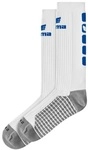 Erima Sportsocke Crew 5-Cubes weiss/royalblau - 1 Paar