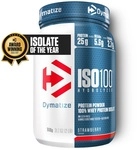 Dymatize Iso100 Hydrolyzed Isolat Protein Pulver Erdbeere 932g Dose