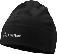L&ouml;ffler 25057-990, L&ouml;ffler M&uuml;tze (Beanie) Mono - w&auml;rmeisolierung - schwarz,