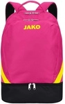 JAKO Rucksack Iconic mit Bodenfach pink/schwarz/neongelb
