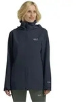 Jack Wolfskin Regenjacke Trailtime 2-Lagen (wasserdicht, atmungsaktiv) navyblau Damen
