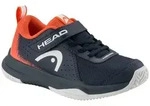Head Tennisschuhe Sprint Velcro 4.0 (Klettverschluss, Allcourt) dunkelblau/rot