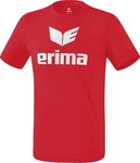 Erima 2081908-L, Erima Sport-Tshirt Promo (100% Polyester) rot/weiss Herren,...
