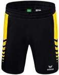 Erima Sporthose Short Six Wings Worker (100% Polyester) kurz schwarz/gelb Herren