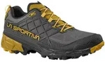 La Sportiva Trail-Laufschuhe Akyra II GTX (wasserdicht) carbongrau/gelb Herren