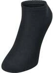 JAKO Sportsocken F&uuml;sslinge Invisible schwarz - 3 Paar