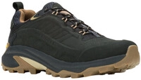 Merrell Wanderschuhe Moab Speed 2 Leather WP (Nubukleder, wasserdicht) schwarz Herren