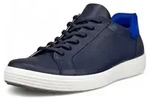 ECCO Sneaker Soft 7 Easy Slip Lace (Premium-Leder) navyblau Herren