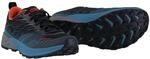Lowa Trail-Laufschuhe Amplux (Synthetik, Leichtigkeit) stahlblau/flame Herren