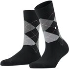 Burlington Tagessocke Queen (Argyle-Muster) schwarz Damen - 1 Paar
