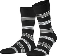 Falke 12557-3000-47-48, Falke Tagessocke Crew Marina Stripe (Bio-Baumwolle)