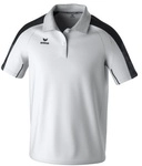 Erima Sport-Polo Evo Star (100% rec. Polyester) weiss/schwarz Herren