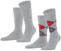 Burlington Tagessocke Everyday 2-Pack grau Herren - 2 Paar