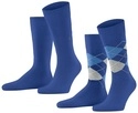 Burlington Tagessocke Everyday 2-Pack blau Herren - 2 Paar